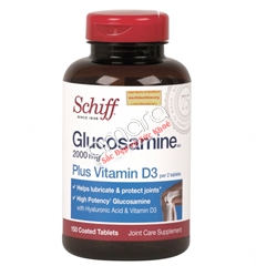 Schiff Glucosamine plus vitamin D3 - Bảo vệ khớp, phòng ngừa ung thư
