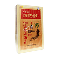 Trà sâm Hàn Quốc - Korean Ginseng Tea hộp gỗ 300g (100 gói x 3g)